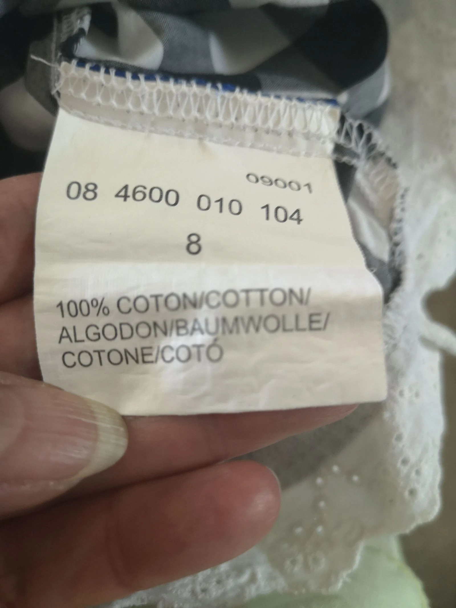 Vintage cotton dress 8 years – photo 7